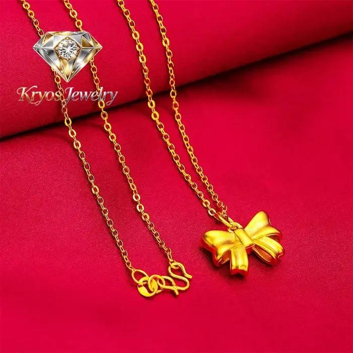 Collier pour femme Kryos Jewelry en or 24 carats