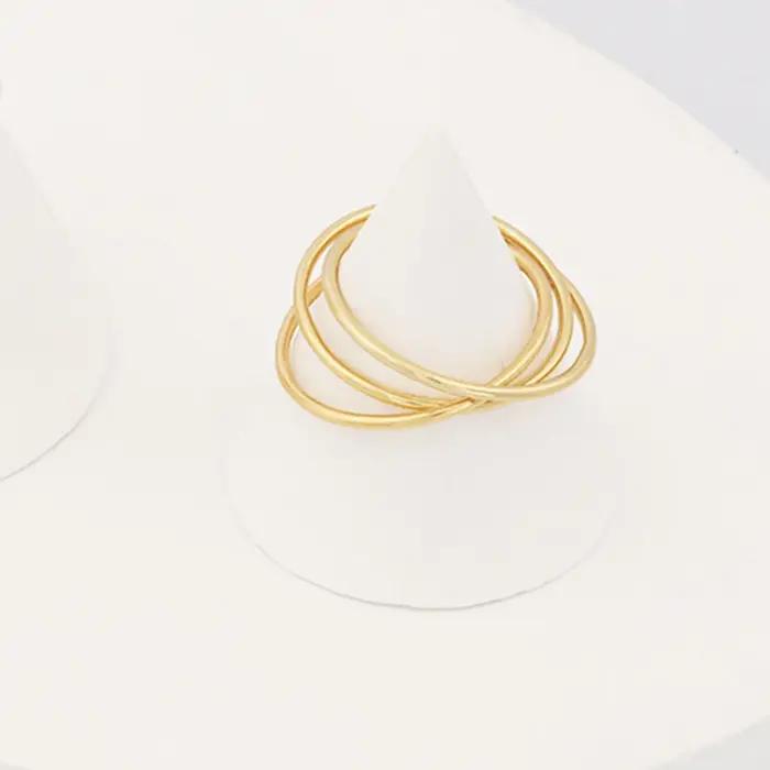 Bague en or 14K bague infinité résistante au ternissement élégante pour femmes occasions spéciales alliance de mariage hypoallergénique