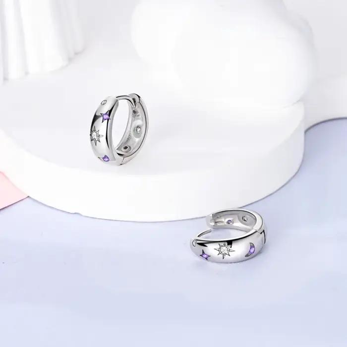 Boucles d'oreilles en argent Sterling 925 pour femmes