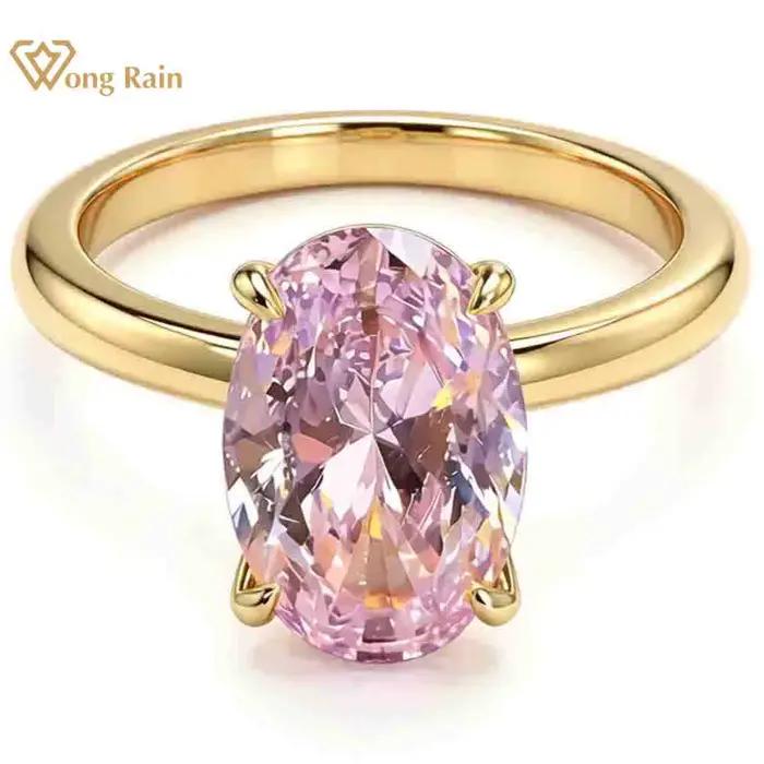 Wong Rain – bague en argent Sterling 100% 925