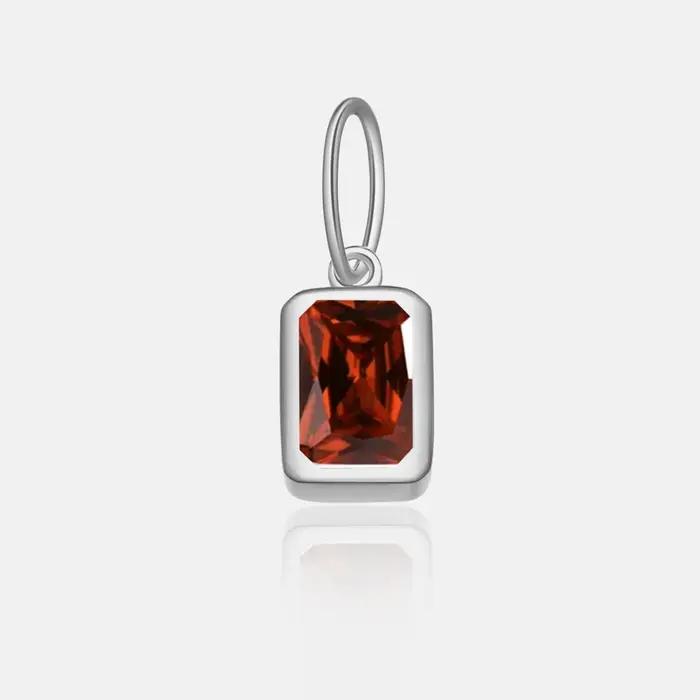 VEWANT – pendentif carré multicolore en argent Sterling 100% 925 pour femmes