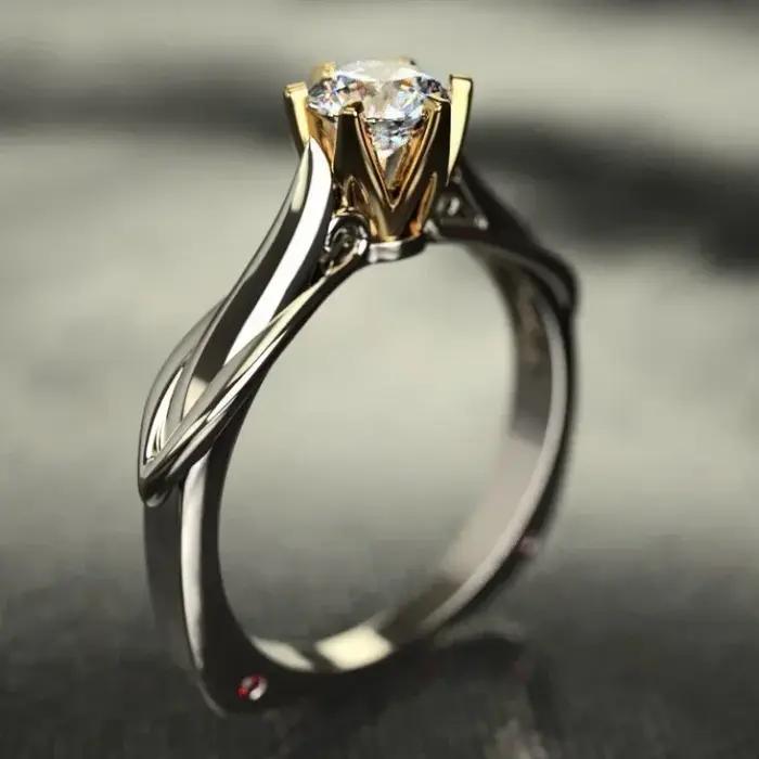 Bague en argent pur 925 pour femmes, bagues Moissanit naturelles avec pierres précieuses, beaux bijo