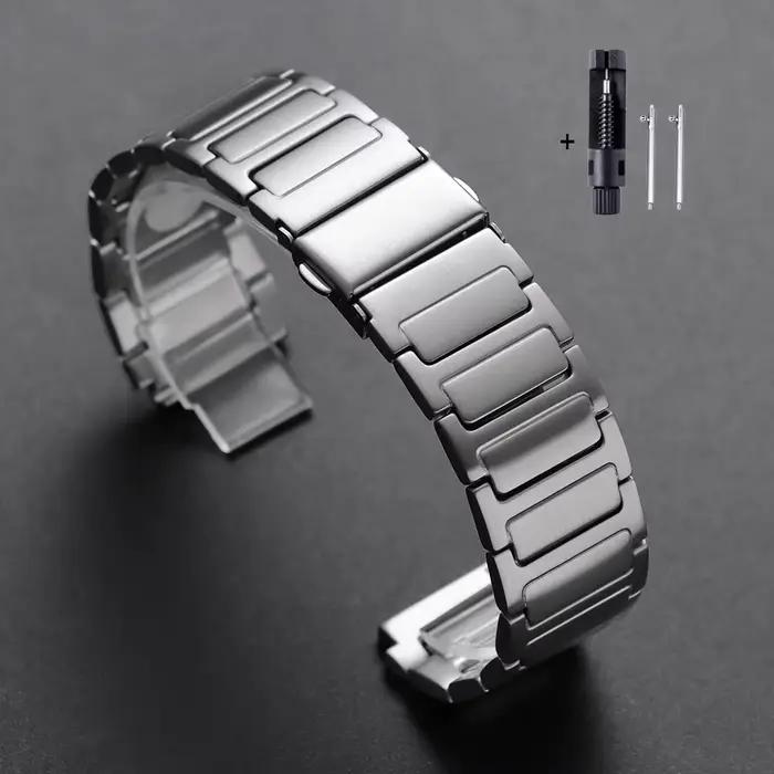 Bracelet en acier inoxydable 18mm 20mm 22mm pour Casio, pour montres intelligentes, universel, pour