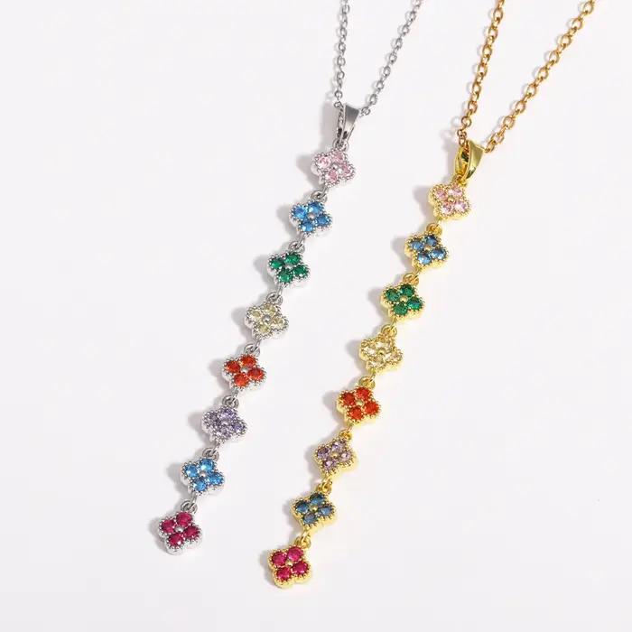 Collier Long en forme de Y pour femmes