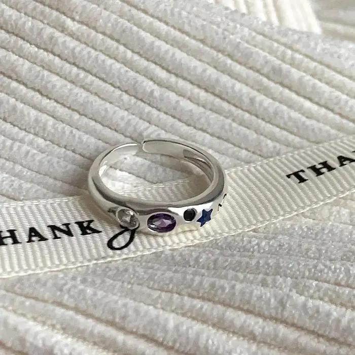 Kpop – bagues étoiles en Zircon coloré pour femmes, anneau métallique irrégulier, rétro, Index, bijoux esthétiques, accessoires Hip Hop pour filles