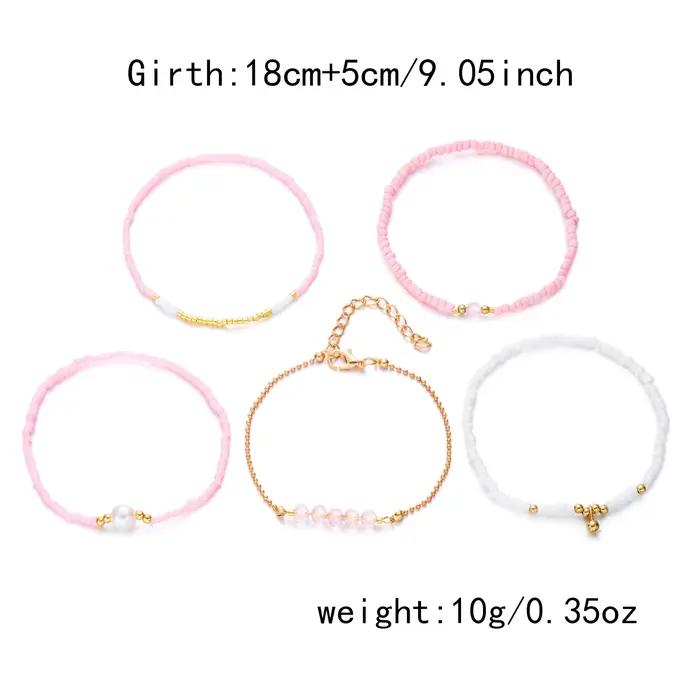 Bracelet de perles de cristal noir fait à la main pour femmes