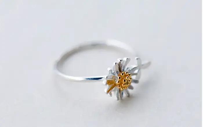 Bagues coréennes en argent Sterling 925 pour femmes