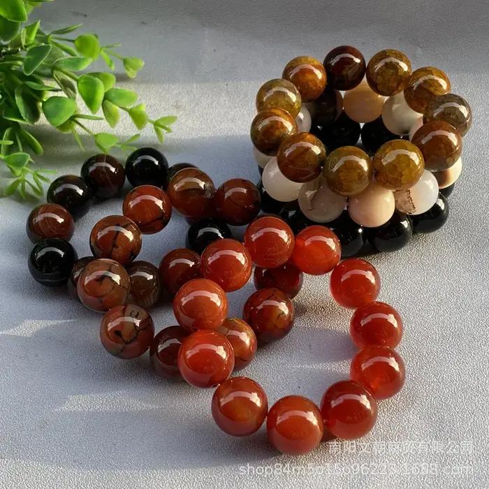 Bracelet en agate, vente en gros, grosses particules