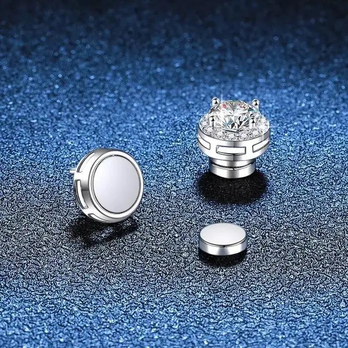 Boucles d'oreilles en Moissanite véritable pour femmes