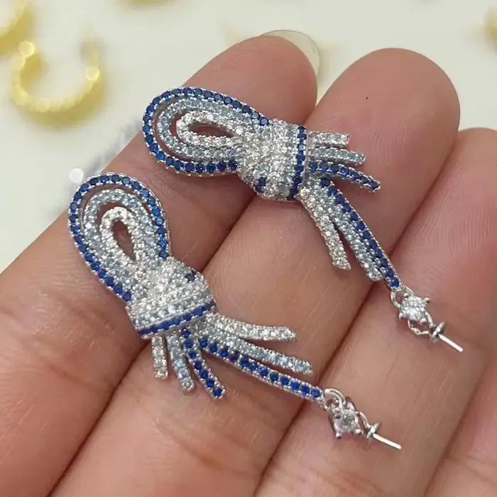 MeiBaPJ – boucles d'oreilles en argent 925 véritable pour femme