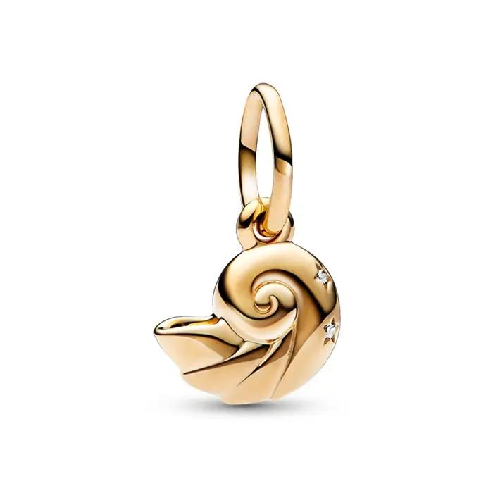 Nouvelle Collection 2026 : Breloque Coquillage Enchanté La Petite Sirène pour Bracelets et Joncs Femme