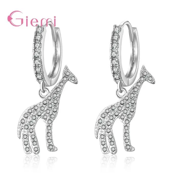 Boucles d'oreilles coréennes en argent Sterling 925