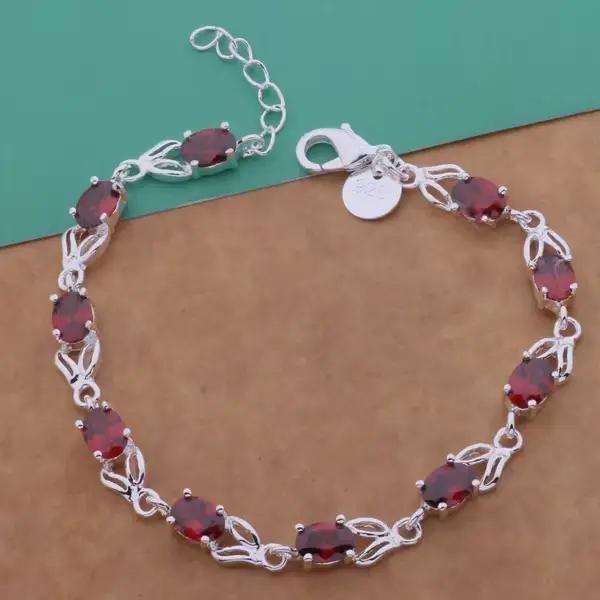 Bracelet en argent Sterling 925 pour femmes bijou de fête de fiançailles et mariage élégant avec certificat de garantie pour occasions spéciales