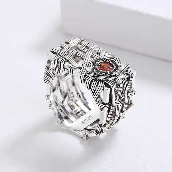 Bague gothique punk pour garçons