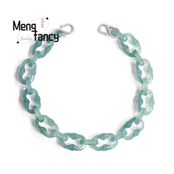 Bracelet en jadéite naturelle de qualité