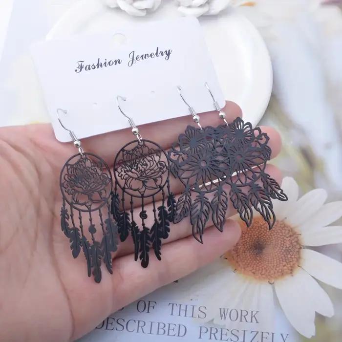 2 paires d'oreilles attrape-rêves bon marché