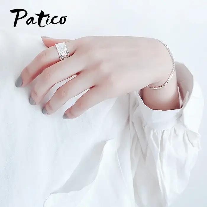 Grandes bagues en argent Sterling 925 pour femmes