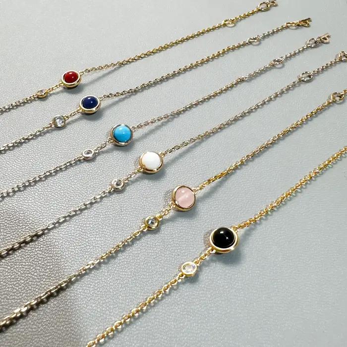 Nouveau bracelet pour femme en argent 925 exquis