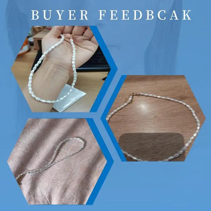 Collier de Perles Artificielles Vintage pour Femme