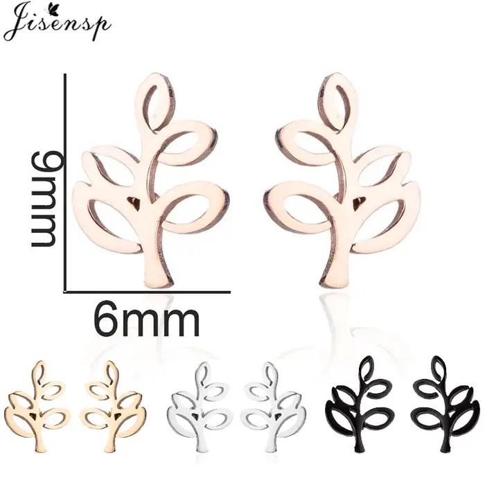 Boucles d'oreilles papillon de dessin animé dorées en acier inoxydable pour femmes, bijoux de tous les jours, motifs géométriques, styles modernes et élégants pour différentes occasions