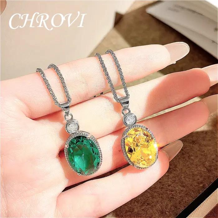Collier pendentif en argent sterling 925 avec diamants super étincelants style mignon romantique palace pour femmes occasions spéciales