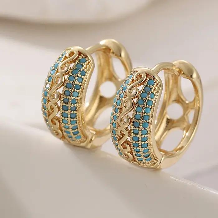Boucles d'Oreilles Élégantes et Rétro en Bronze Pour Femmes Usage Quotidien et Occasions Spéciales