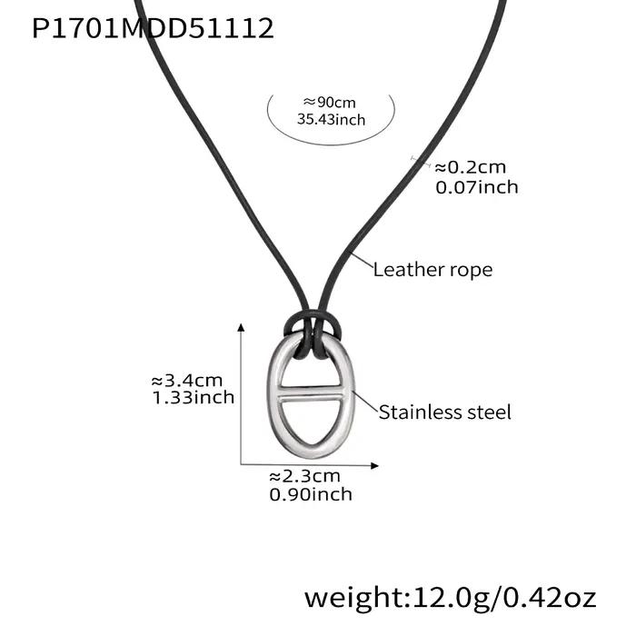 Ars – collier avec pendentif en forme de grain de café en acier inoxydable plaqué or 18 carats