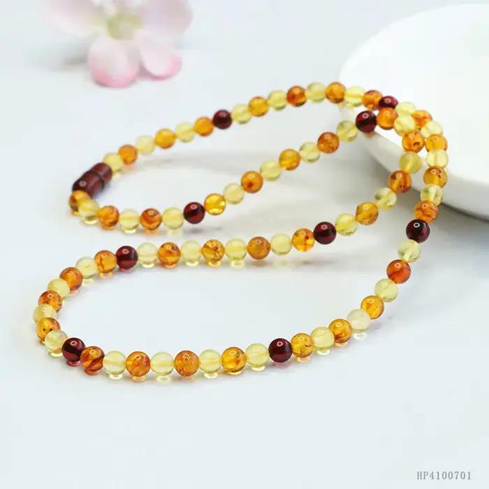 2025 nouvelle mode femme baltique ambre naturel collier fleur