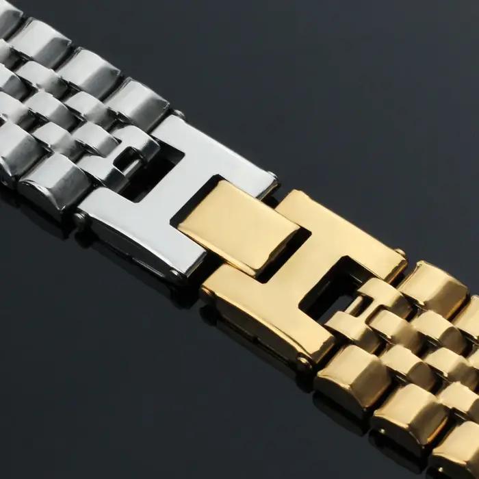 Personnaliser nom personnalisé hommes Bracelet en acier inoxydable