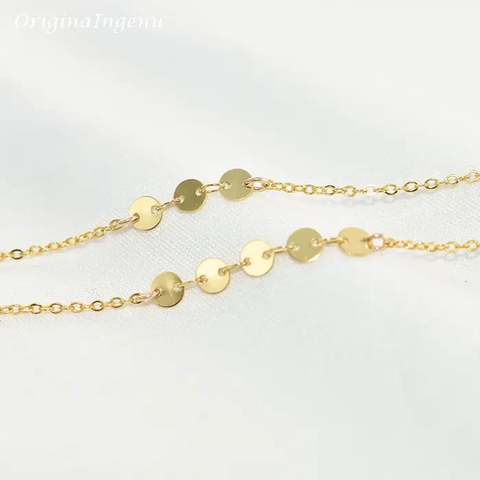 Collier de pièces de monnaie double couche argent véritable 925 pour femmes occasions spéciales soirée élégante à offrir