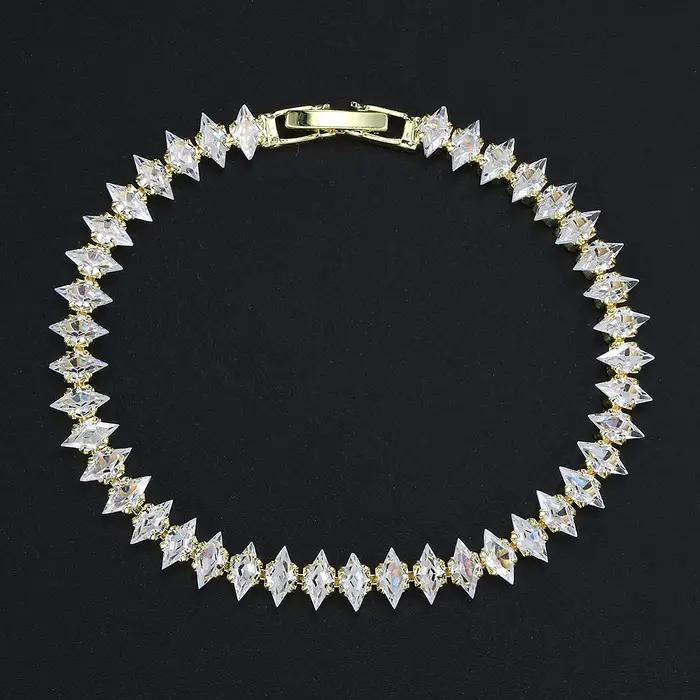Bracelet de Tennis délicat de luxe pour femmes
