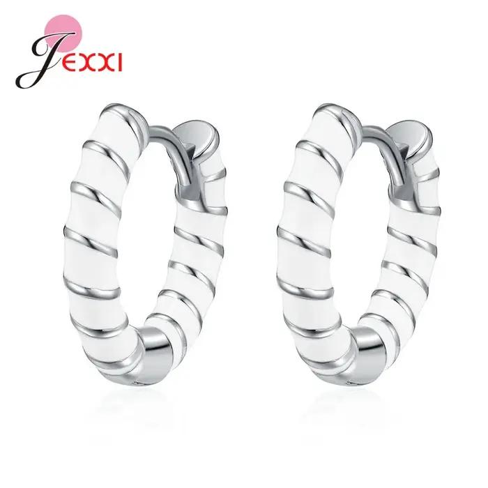 Mini boucles d'oreilles créoles en argent Sterling 925