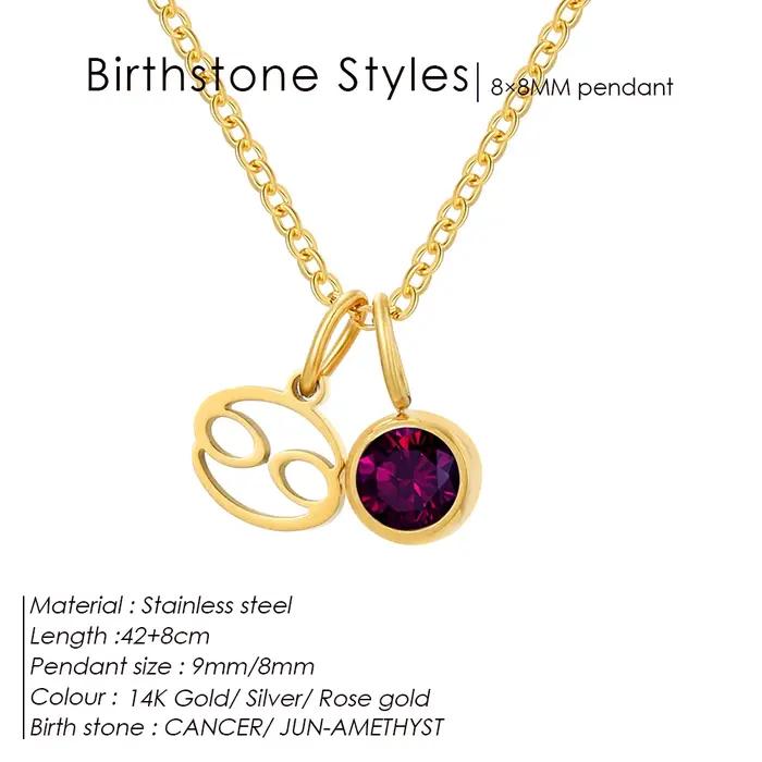 Collier en acier inoxydable avec double pendentif et strass pour femmes pour occasions spéciales et quotidienne