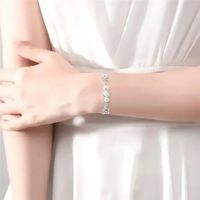 Bracelets porte-bonheur en argent Sterling 925 pour femmes