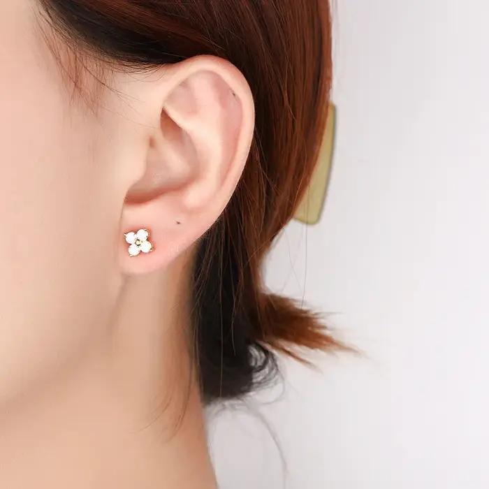 Trumium – boucles d'oreilles en Moissanite pour femmes