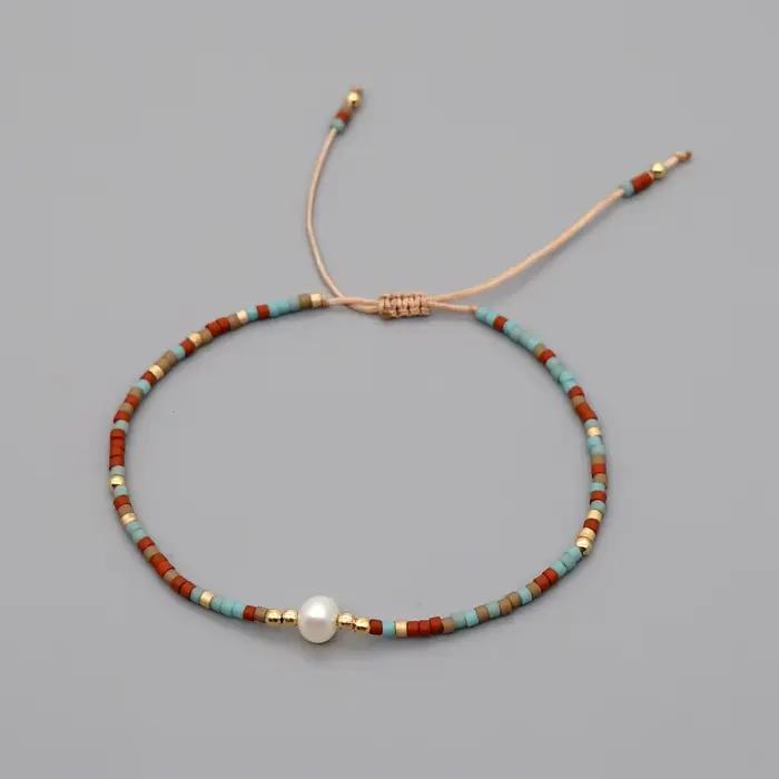 Bracelet Miyuki KKBEAD pour femmes perles de rocaille bijou style Kpop accessoire cadeau bijoux bohèmes été ajustable à la mode