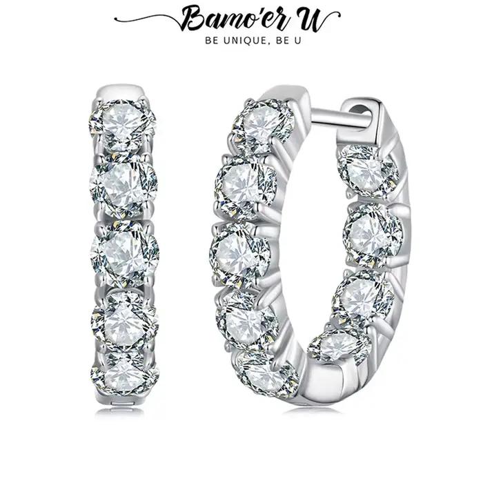 Bamoer – boucles d'oreilles en argent Sterling 925 pour femmes