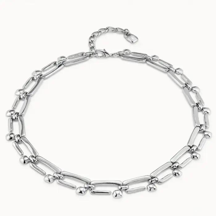 Collier personnalisé en forme d'ongle en argent