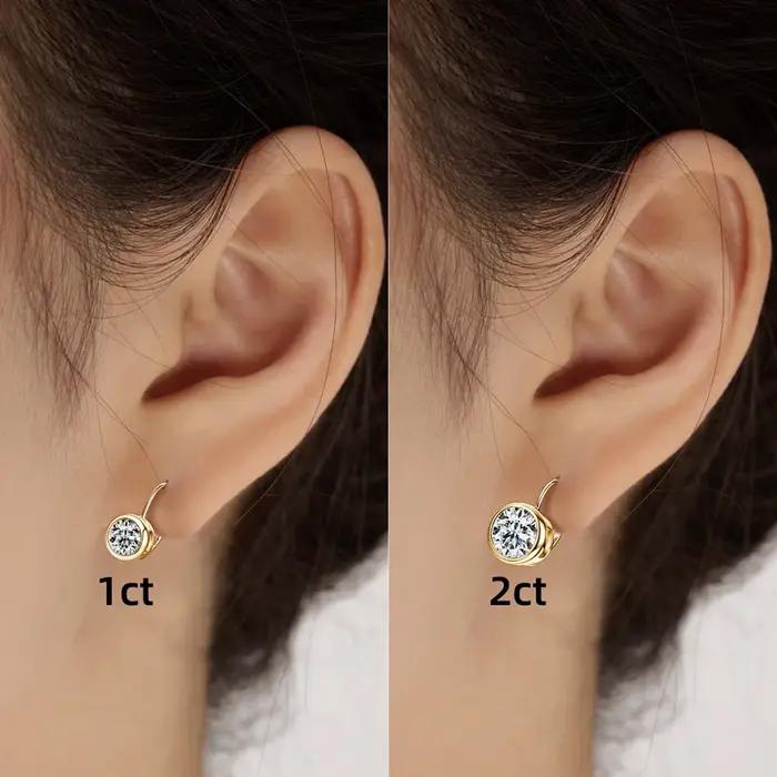 Lnngy Brinco – boucles d'oreilles en argent Sterling 925 pour femmes