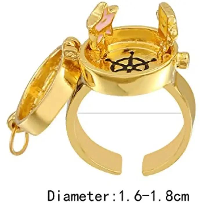 Bague BFF créative et mignonne en forme d'étoile de mer