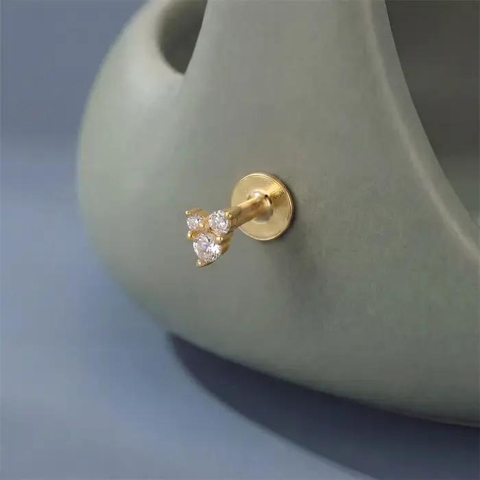 Boucles d'oreilles ROXI argent sterling 925 motifs floraux poissons serpents bijoux romantiques et exquis pour femmes occasions spéciales