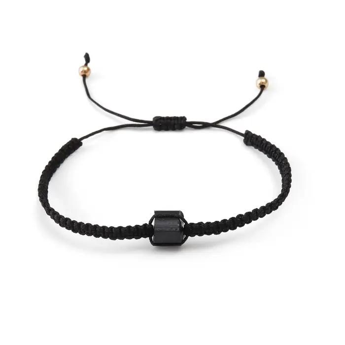 Bracelets de Protection en Tourmaline noire pour hommes et femmes