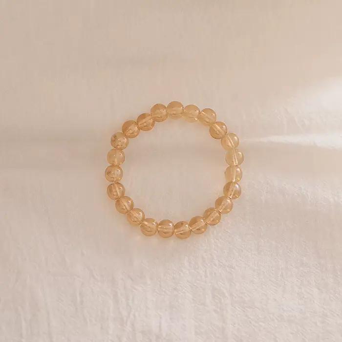 Simple Elastic Bracelets For Women Adjustable Beads Bracelet Girls DIY Handmade Jewelry Student Gift