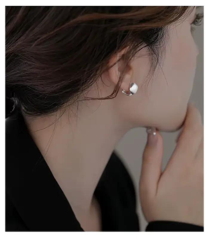 REETI 925 boucles d'oreilles en argent Sterling Styles de cercle boucle d'oreille créative chaude Sexy bijoux pour les femmes cadeau personnalisé femmes bijoux