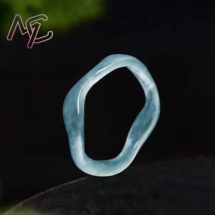 Bague en jadéite naturelle du Myanmar