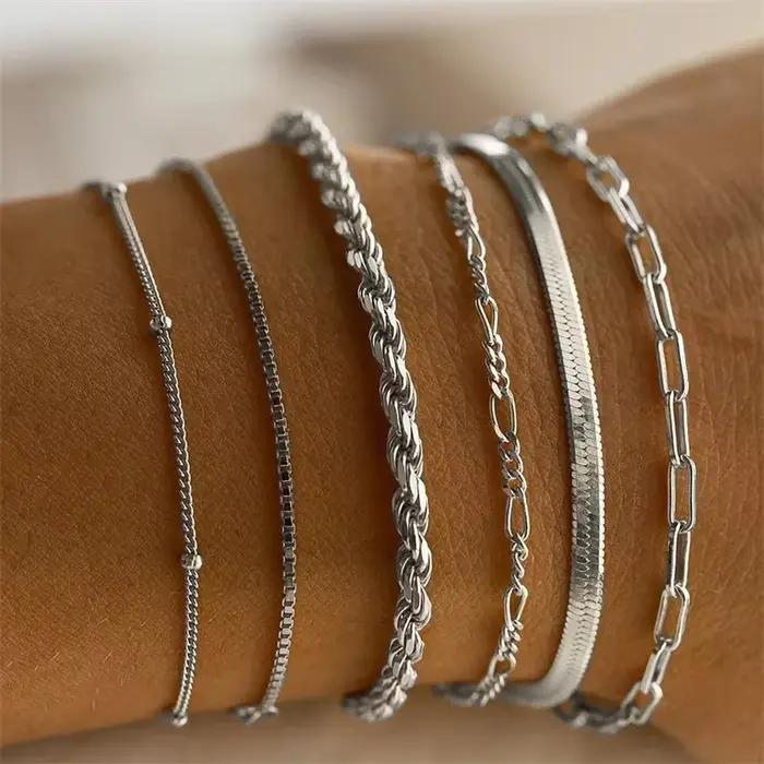 LATS – ensemble de bracelets couleur or pour femmes