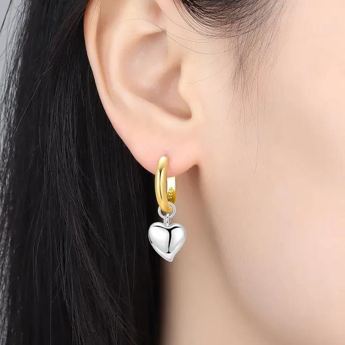 MISEFF – boucles d'oreilles en argent Sterling S925