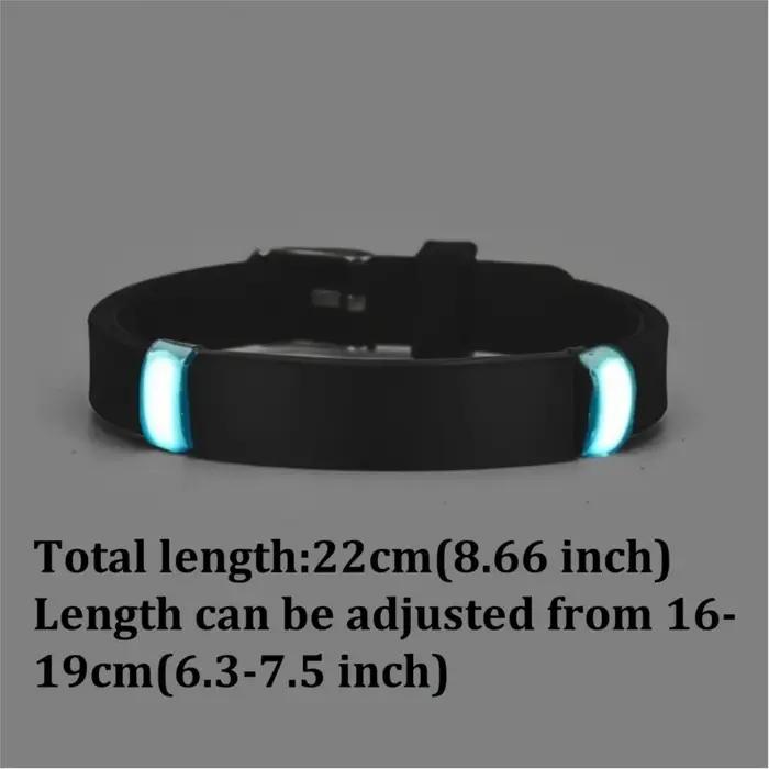Bracelet croix chrétienne qui brille dans le noir pour femmes et hommes