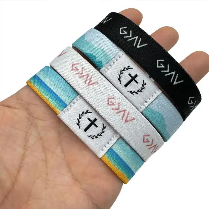 Bracelet Bible en coton avec motif animal de compagnie pour homme et femme, élégant bracelet religieux NFC pour occasions spéciales