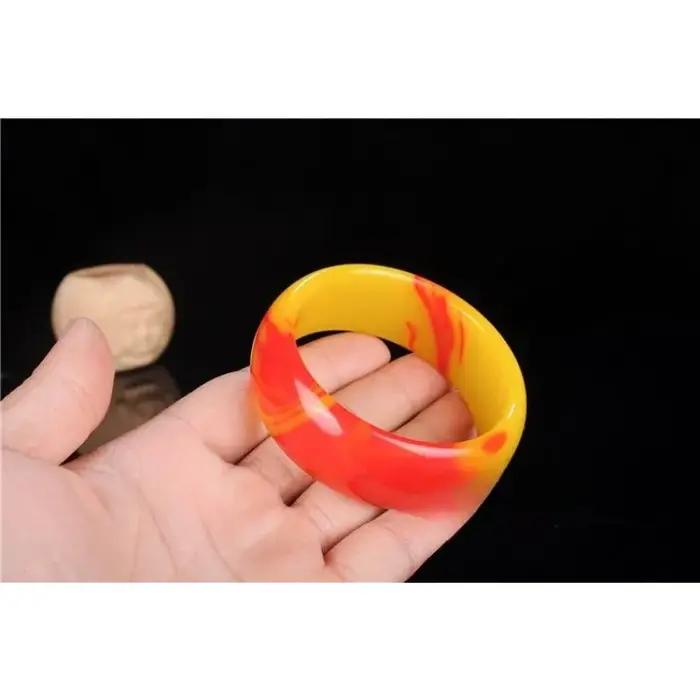 Jinsiyu-Bracelet en Pierre de Barbe pour Femme